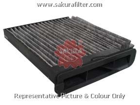 Фильтр воздушный салона NISSAN Tiida (07-) угольный SAKURA CAC18190 SAKURA