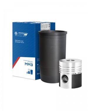 Поршневая гр 240, 243 дв. МТЗ (гильза, порш., у/кольца)(1 цил) (Кострома) 2401000104 MOTOR DETAL