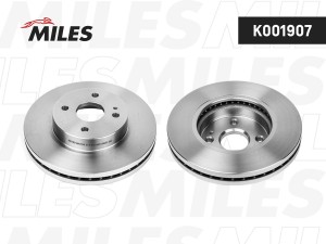 Диск тормозной MAZDA 2 07- передний вент.D 258мм. d 55mm K001907 K001907 MILES