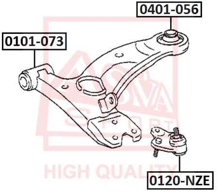 Опора шаровая 0120NZE 0120-NZE ASVA
