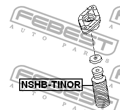 Пыльник амортизатора NSHB-TINOR NSHBTINOR FEBEST