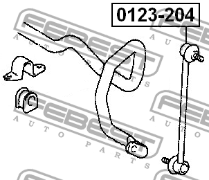 FORD AMERICA ESCAPE (2001-2006) 0123-204 FEBEST