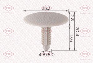 Клипса автомобильная SUZUKI TJB1489 TJB1489 TATSUMI