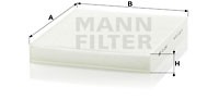 AUDI A2 [8Z0] (2000-2005) НЕ УГОЛЬНЫЙ CU2545 MANN FILTER