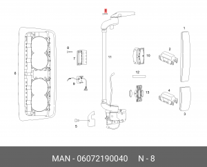 Сферич. бороздк. винт 5X30-10.9-T25-ZNNI 06072190040 MAN
