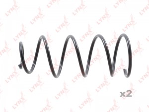 Пружина PEUGEOT 307 (02-10) CITROEN C4 (04-) подвески передней (1шт.) LYNX SC-1821 LYNXAUTO