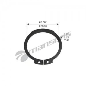 Кольцо стопорное SAF ступицы (37x1.75мм) MANSONS CR01 MANSONS