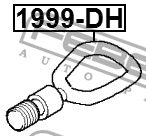 Крюк буксирный BMW X5 E53 1999-2006 1999-DH 1999-DH FEBEST