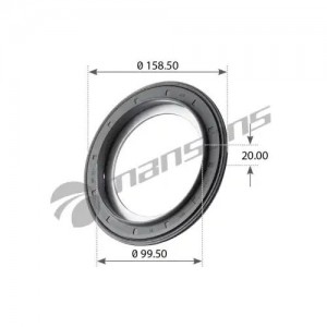 Сальник ступицы Ø 117,5 / 158 x 18,9; BPW SN36/42, SH/SKH ECO Plus 8-9t GR314 MANSONS
