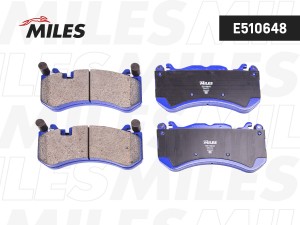 Колодки тормозные передние (Смесь CERAMIC серия PRO) W204/W211/W212/R230 63/65AM E510648 MILES