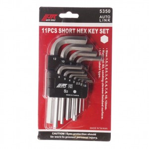 Набор ключей шестигранных 1.5-12мм Г-образных 11 предметов JTC JTC-5350 JTC TOOLS