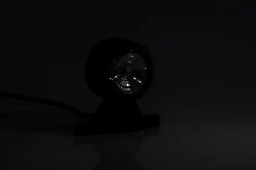 фонарь габаритный! рожок LED прямой, на кор. ножке, L=88мм, с кабелем, 12-36V\ FT009ALED FRISTOM