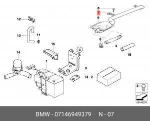Шайба BMW OE 07 14 6 949 379 BMW