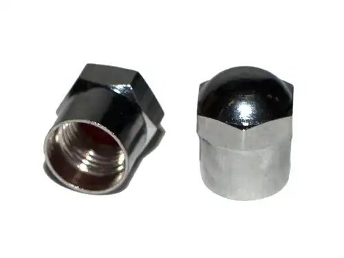 Колпачок на ниппель колеса металлический хром DOLLEX 100KV04MX DOLLEX
