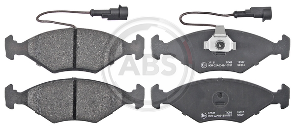Комплект тормозных колодок, дисковый тормоз 37121 ABS