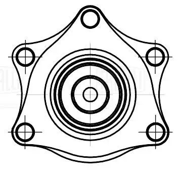 Опора амортизатора переднего с подшипником SA 2351 TRIALLI