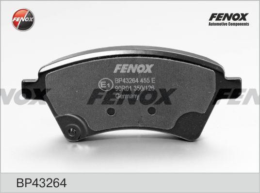 Колодки тормозные дисковые Suzuki SX4, Fiat Sedici -10 BP43264 FENOX