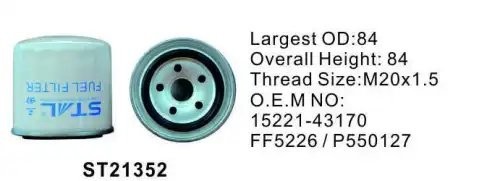 Фильтр топливный ST21352 ST21352 STAL