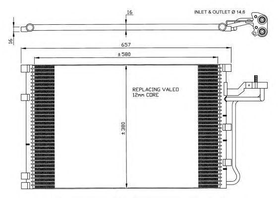 VOLVO C30/C70/S40/V50 35616 NRF
