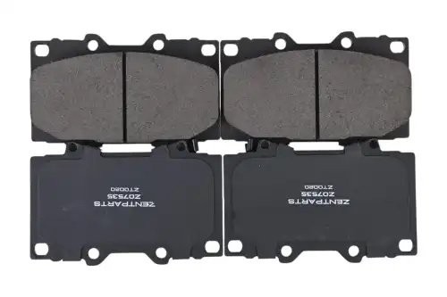 колодки дисковые передние! Toyota Land Cruiser 100 4.7i 32V/4.2TD 98> Z07535 ZENTPARTS