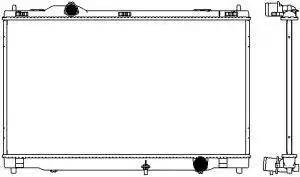 Радиатор LEXUS  GS (_S19_) 32718504 32718504 SAKURA