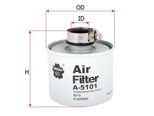 Фильтр воздушный DONALDSON A5101 A-5101 SAKURA