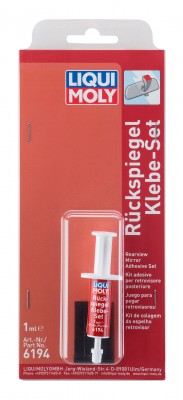 RUCKSPIEGEL-KLEBE-SET 1МЛ Liqui Moly, Клей для зеркал заднего вида,молекулярный 6194 LIQUI MOLY