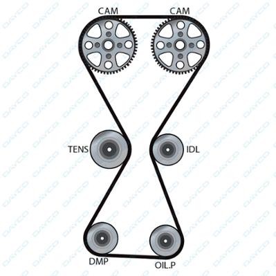 HYUNDAI,MITSUBISHI  87> 94736 DAYCO