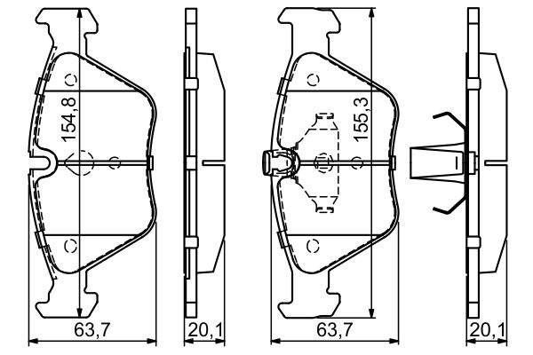 BMW E39 0 986 424 485 BOSCH