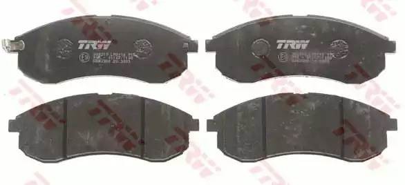 GDB3380 1129 01 [MN102622] !колодки дисковые п.\ Mitsubishi L200 2.5TD 4WD 03> GDB3380 TRW
