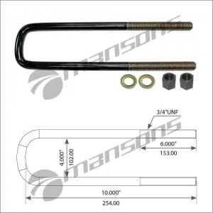 стремянка рессоры передней! 103/122x3/4'x250-R SR\ INTERN 120476 MANSONS