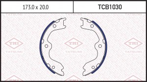 Колодки тормозные барабанные NISSAN 350Z/Teana 02- TCB1030 TCB1030 TATSUMI
