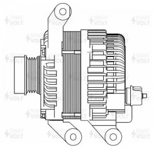 Генератор для а/м Ford Kuga (13-) 2.5i 150A (LG 1085) LG 1085 START VOLT