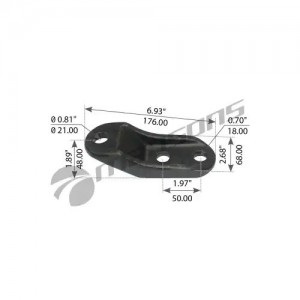 кронштейн амортизатора! (м)перед.верхний, левый/правыйFRL Columbia 360244 MANSONS