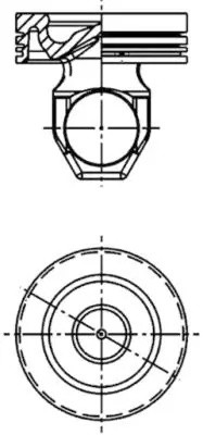 Поршень в сборе 40338600 KS RVI, Volvo 40338600 KOLBENSCHMIDT
