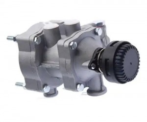 Клапан ЗИЛ,КАМАЗ,МАЗ двухпроводный управления тормозами прицепа с клапаном обрыв 35020002 MEGA POWER