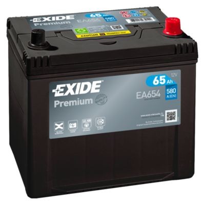 АКБ Premium 65Ah 580A 230x170x225 (-+) EA654 EA654 EXIDE