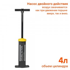 Насос ручной для матраса 4л (KK-19) KK19 AIRLINE