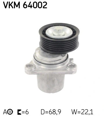 MAZDA 6 (GG) (2002-2007) VKM64002 SKF