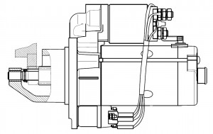 Стартер для а/м Mercedes-Benz Atego (98-) с дв. OM904/Atego II (04-) с дв. OM900 LST 1597 START VOLT