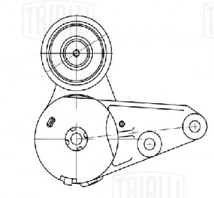 Ролик привод. ремня для а/м Ford Focus III (11-)/Kuga (13-) 1.5T/1.6T (с натяж.  CM 5463 TRIALLI