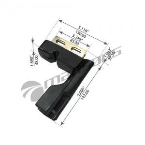 кронштейн защелки капота !FLC правый Г-образный OEM A17-12759-001 \FREIGHTLINER 360212 MANSONS