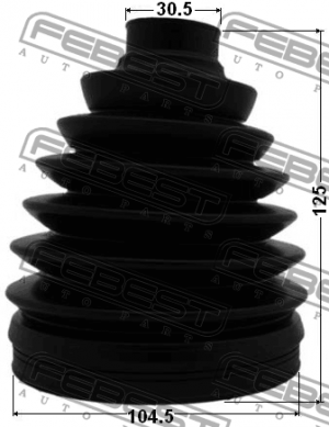 HILUX 2005-2015 31*106*105 0117P-KUN26 FEBEST