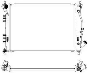 Радиатор HYUNDAI ELANTRA (MD/UD) (10-) 1.6GDI/1.6i 16V/1.8i 16V/2.0i 16V i30 (GD 32218511 SAKURA