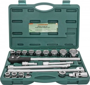 набор головок торцевых! 3/4''DR, 19-50 мм, 21 предмет (S04H6121S)\ S04H6321S JONNESWAY