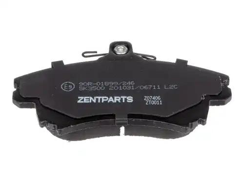 колодки дисковые передние! Mitsubishi Carisma, Volvo S40/V40 1.6-2.0/1.9TD 96> Z07406 ZENTPARTS