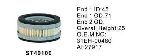 Фильтр сапуна HYUNDAI KOMATSU гидробака STAL ST40100 STAL