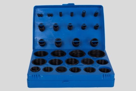 Набор уплтнительных колец 386 шт. синий АВТОМАГНАТ DA00996 AVTOMAGNAT