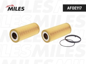 Фильтр масляный (вставка) AUDI A4/A5/A6/A8/Q5 2.4-3.2 04- (FILTRON OE671/4, MANN AFOE117 MILES