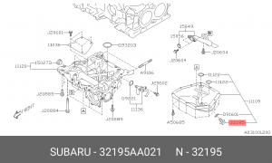 ПРОБКА СЛИВНАЯ SUBARU 32195AA021 32195AA021 SUBARU